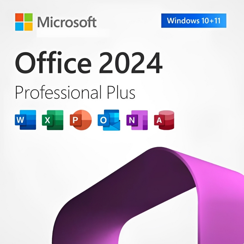 Licença Vitalícia Microsoft Office 2024 - Professional Plus para Windows 10 e 11 | Envio Digital Após a Compra