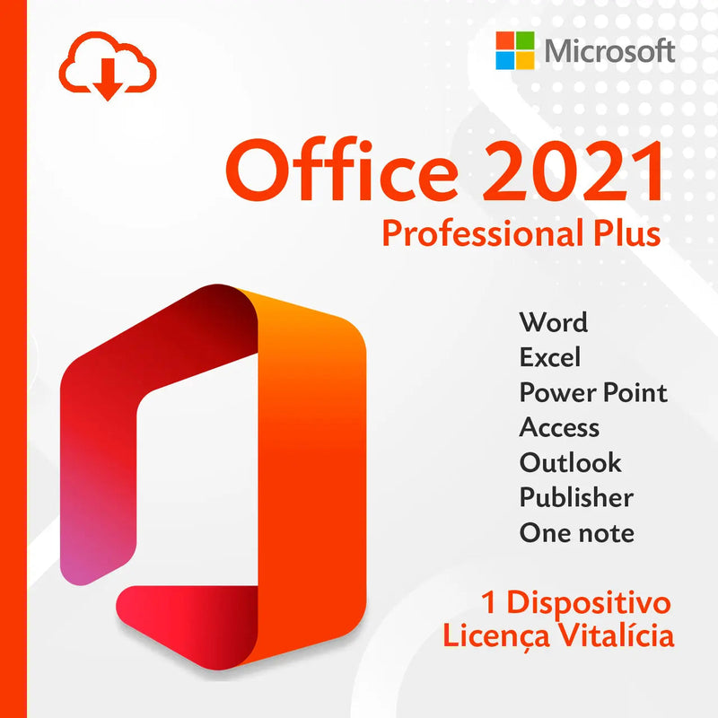 Licença Vitalícia Microsoft Office 2021 