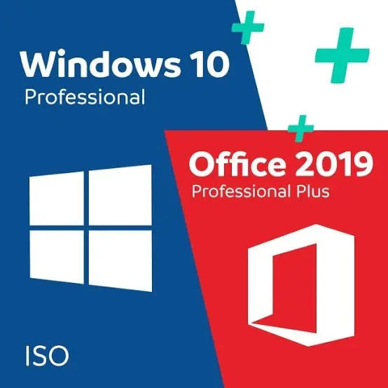 Licenças Windows 10 Pro + Microsoft Office 2019 Professional Plus - Envio Imediato Após a Compra